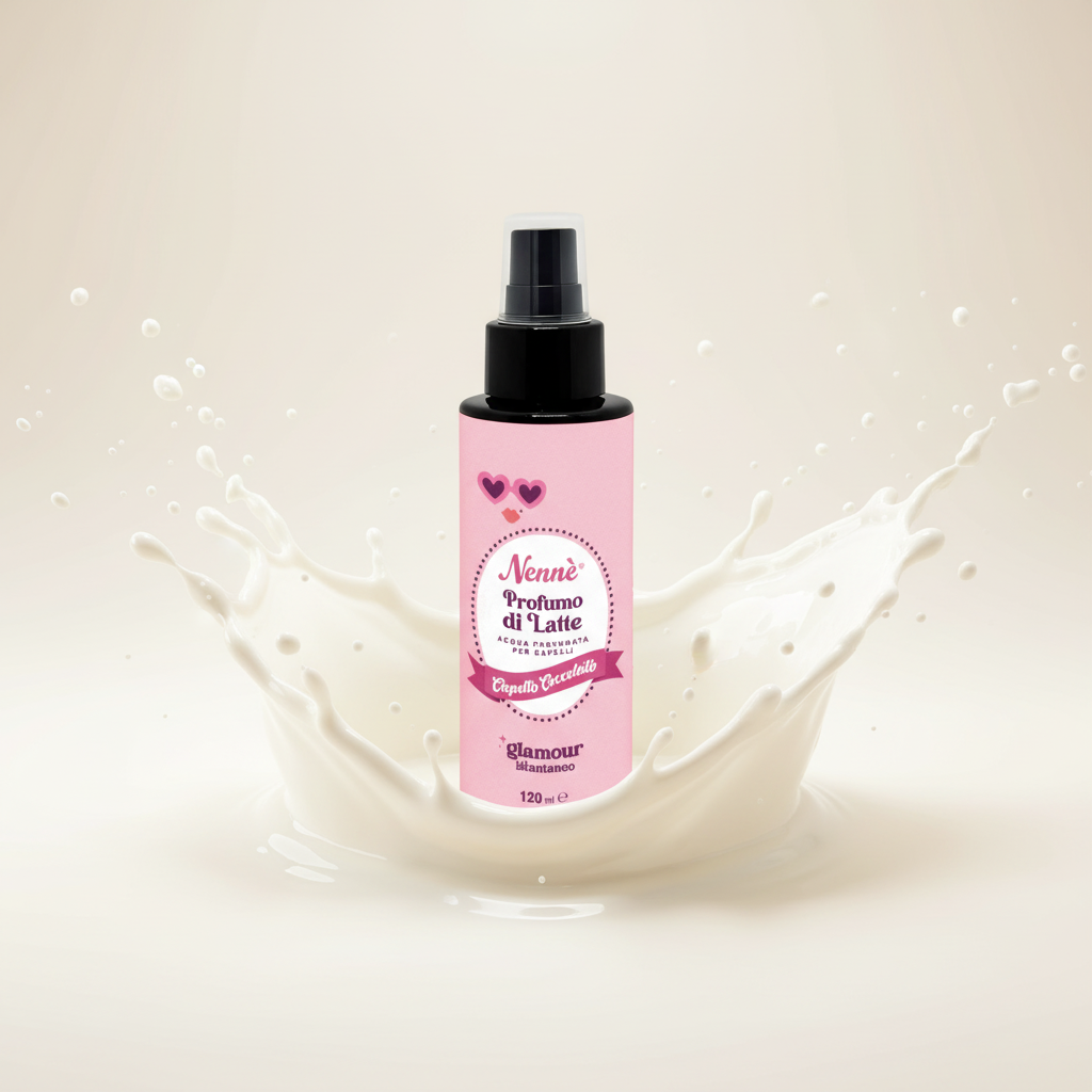 Nenné Acqua Profumata per capelli “Profumo di Latte” | 120 ml