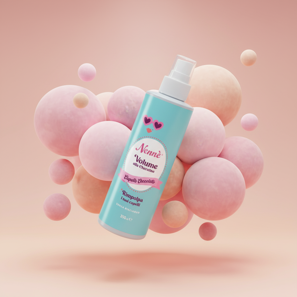 Nenné Spray Volumizzante per capelli alla Cheratina – 250 ml